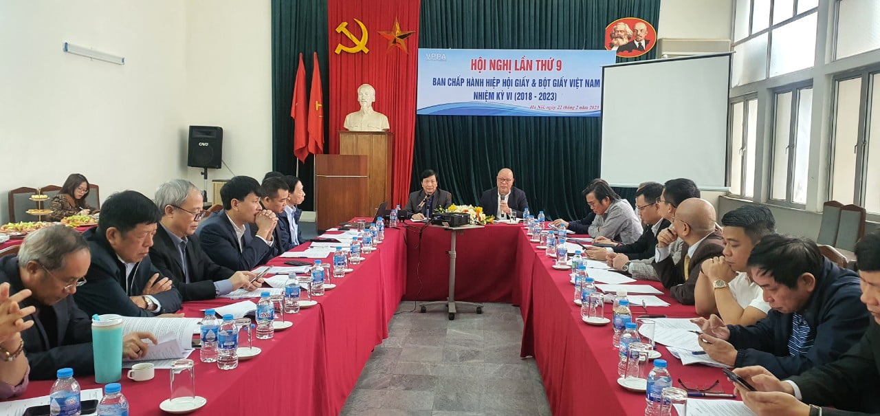 Hội nghị lần thứ 9 Ban chấp hành mở rộng Hiệp hội Giấy và Bột giấy Việt Nam nhiệm kỳ VI (2018-2023)