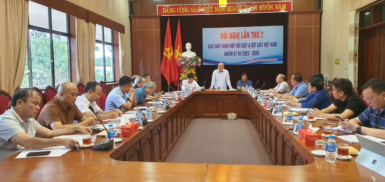 Hiệp hội Giấy và Bột giấy Việt Nam tổ chức thành công Hội nghị Ban chấp hành lần thứ 2 nhiệm kỳ VII (2023-2028)