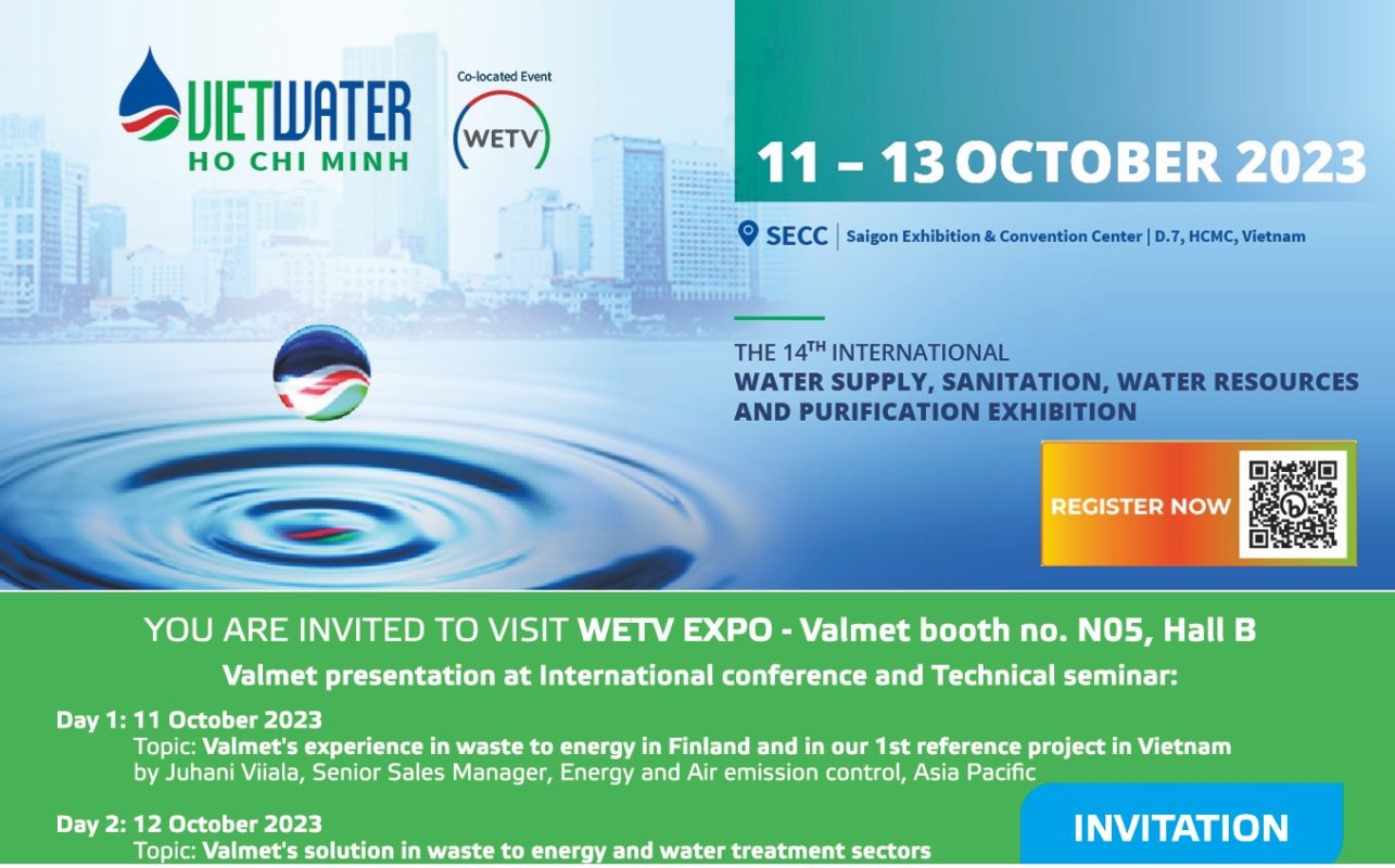 Triển lãm và hội thảo quốc tế về Ngành Cấp thoát nước, Công nghệ lọc nước và Xử lý nước thải tại Việt Nam
